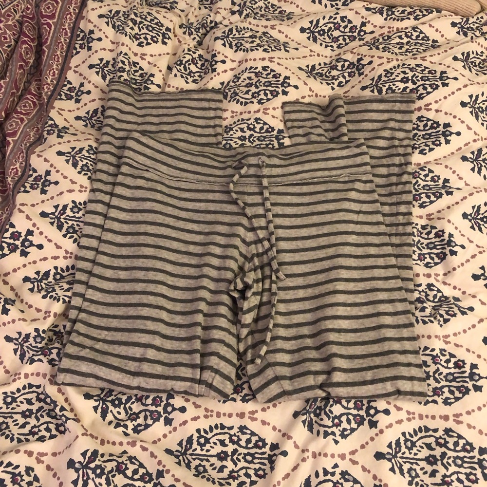 Gray Striped Pajamas